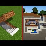 Minecraft: How To Build A Modern Secret Base Tutorial – (Hidden House)