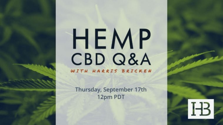 Hemp CBD Q&A: The Webinar Video Replay