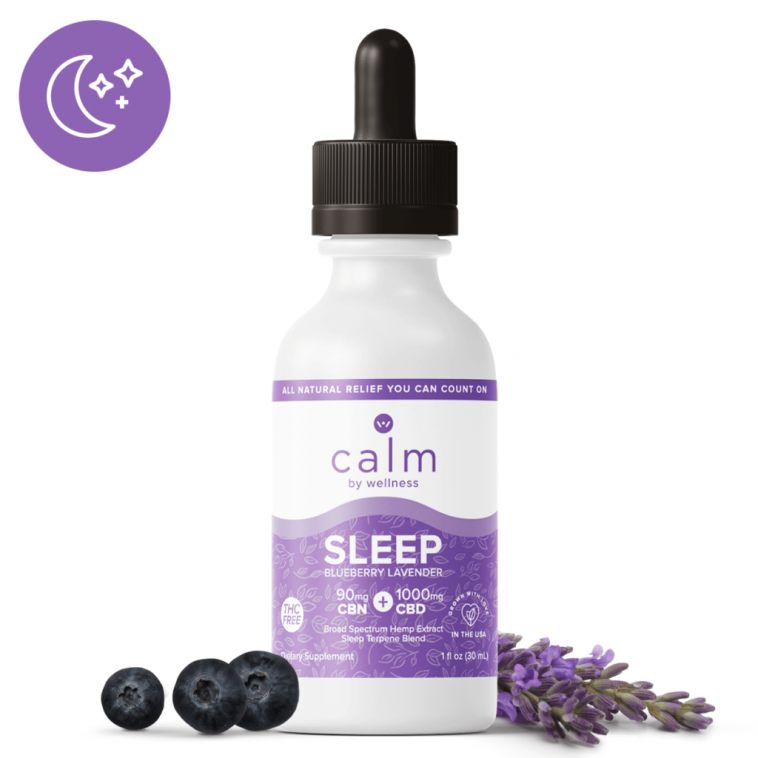 Calm by Wellness Releases a New Hemp CBD Sleep Oil Tincture That Promises Deep and Better Sleep!