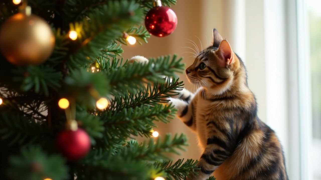 Can CBD Help Your Cat Chill Out Around the Christmas Tree?